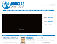 Tablet Screenshot of douglaschurch.ca